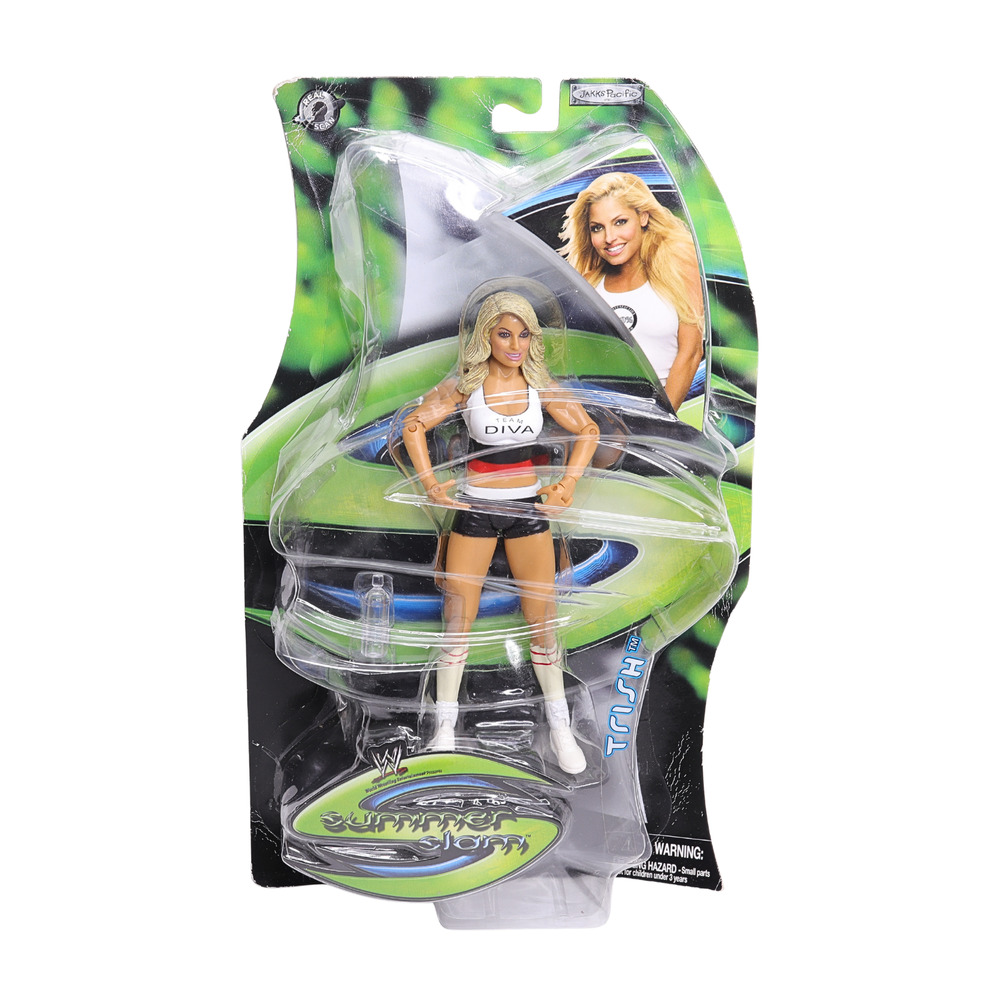 WWE Trish Stratus Summer Slam Team Diva 2004 JAKKS Pacific 6.5" Action Figure